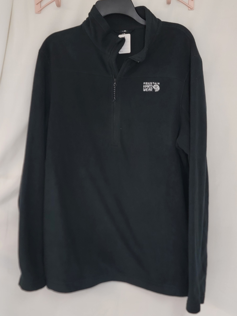 Mountain Hardwear Men's Black Half-Zip Fleece Pullover
